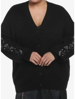 Best Sale 🛒 Dark Cottagecore Oversized 👧 Girls Cardigan Plus Size 👍