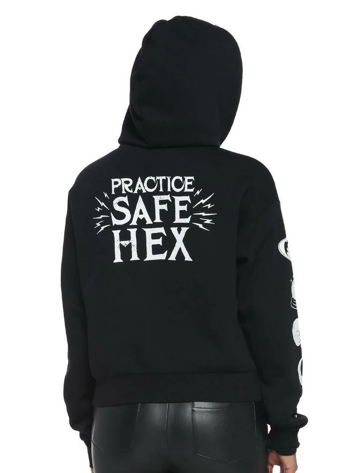 Cheapest ๐ Moon Hex ๐ง Girls Crop Hoodie ๐ 4 Cheapest ๐ Moon Hex ๐ง Girls Crop Hoodie ๐ - Image 2