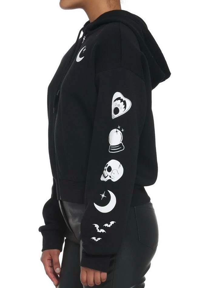 Cheapest ๐ Moon Hex ๐ง Girls Crop Hoodie ๐ 7 Cheapest ๐ Moon Hex ๐ง Girls Crop Hoodie ๐ - Image 5