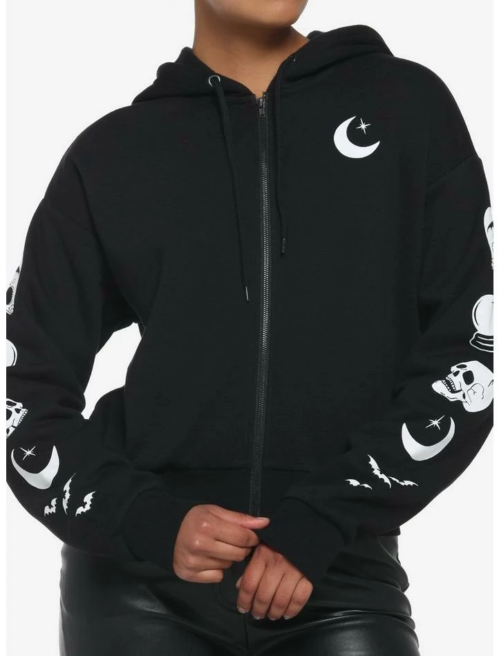 Cheapest ๐ Moon Hex ๐ง Girls Crop Hoodie ๐ 3 Cheapest ๐ Moon Hex ๐ง Girls Crop Hoodie ๐