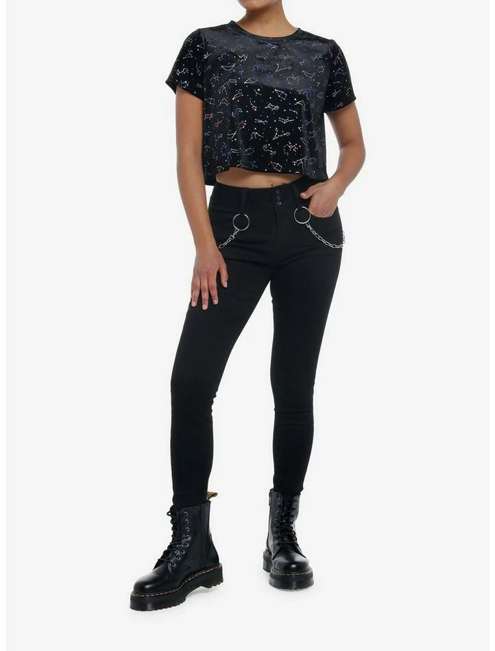 Promo ๐ Constellations Velvet ๐ง Girls Crop T-Shirt โค๏ธ 4 Promo ๐ Constellations Velvet ๐ง Girls Crop T-Shirt โค๏ธ - Image 2