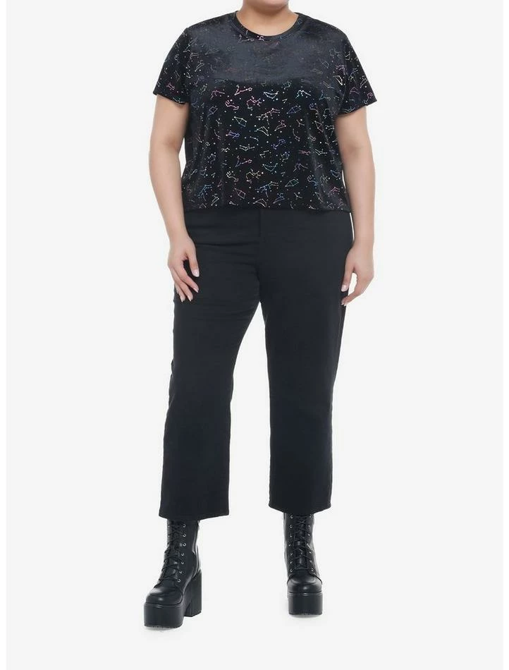Promo ๐ฅฐ Constellations Velvet ๐ง Girls Crop Top Plus Size ๐คฉ 4 Promo ๐ฅฐ Constellations Velvet ๐ง Girls Crop Top Plus Size ๐คฉ - Image 2