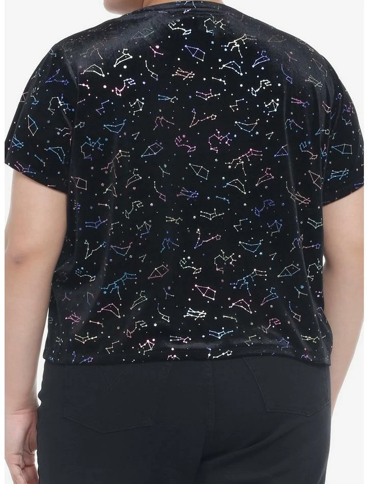 Promo ๐ฅฐ Constellations Velvet ๐ง Girls Crop Top Plus Size ๐คฉ 5 Promo ๐ฅฐ Constellations Velvet ๐ง Girls Crop Top Plus Size ๐คฉ - Image 3