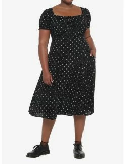 Top 10 🎉 Black Crescent Moon Puff Sleeve Midi 👗 Dress Plus Size ✨ 6 Top 10 🎉 Black Crescent Moon Puff Sleeve Midi 👗 Dress Plus Size ✨ -HT Style Outlet Store 19510019 av1