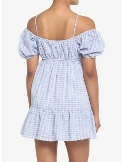 Top 10 🥰 Blue Gingham Smock 👗 Dress 🤩 -HT Style Outlet Store 19541779 av2
