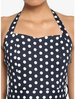 Best deal ๐ฅ Navy Polka Dot Retro Halter ๐ Dress ๐ฅฐ 11 Best deal ๐ฅ Navy Polka Dot Retro Halter ๐ Dress ๐ฅฐ -HT Style Outlet Store 19541882 av3