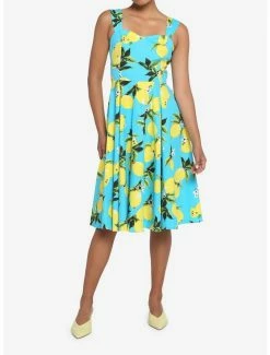 Budget 🔥 Bright Lemon Retro 👗 Dress 🛒 -HT Style Outlet Store 19541890 av1