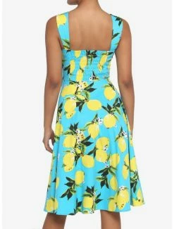 Budget 🔥 Bright Lemon Retro 👗 Dress 🛒 -HT Style Outlet Store 19541890 av2