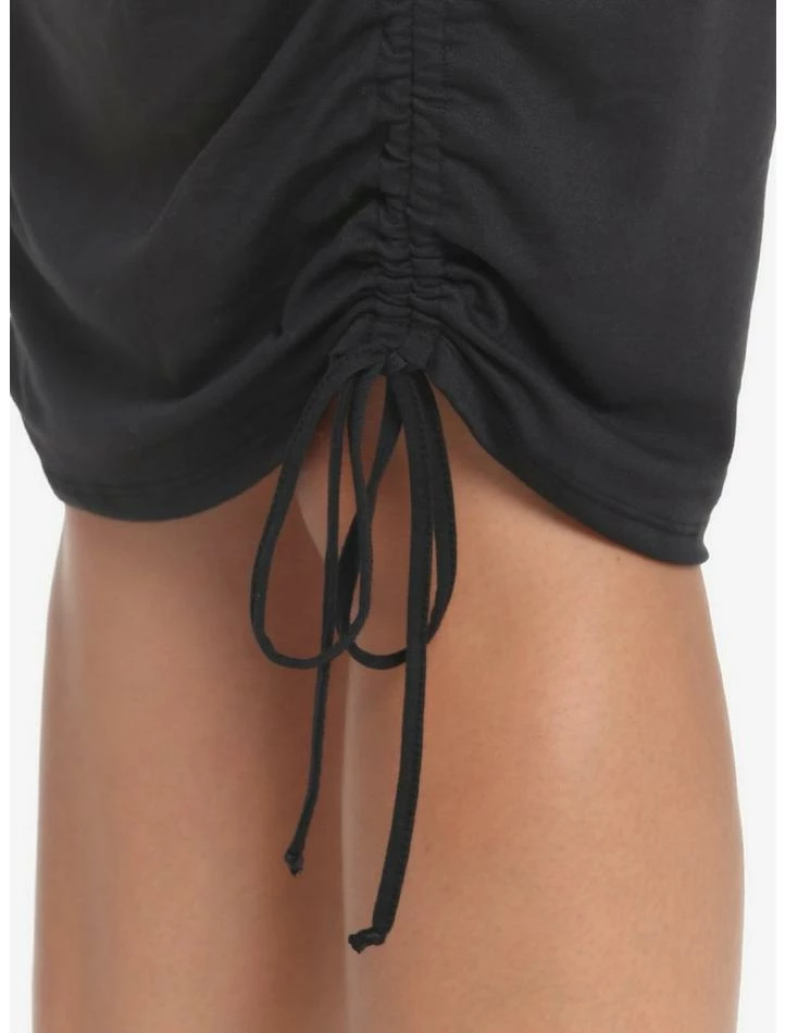 Cheapest ๐ Black Ruched Hooded ๐ Dress Plus Size ๐ 6 Cheapest ๐ Black Ruched Hooded ๐ Dress Plus Size ๐ - Image 4