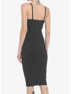 New 🎉 Black Sparkle Midi Bodycon 👗 Dress 😍 -HT Style Outlet Store 19542058 av2