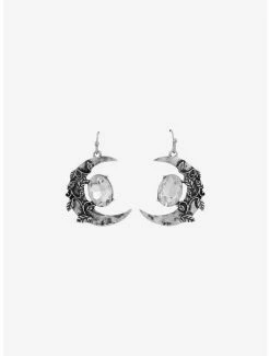 Cheap 🧨 Crescent Moon & Vines Drop Earrings 🌟 -HT Style Outlet Store 19555664 av1