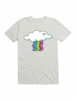 Wholesale 👏 Kawaii clouds and rainbows pattern T-Shirt 🛒