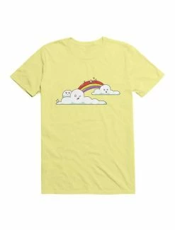 Coupon ❤️ Kawaii Clouds Pattern T-Shirt 👏 -HT Style Outlet Store 19559077 hi