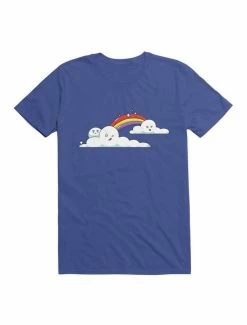Coupon ❤️ Kawaii Clouds Pattern T-Shirt 👏 -HT Style Outlet Store 19559113 hi