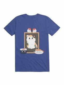 Best Pirce 👏 Kawaii Funny Sushi Loves Cute Cat Kawaii T-Shirt ❤️ -HT Style Outlet Store 19559419 hi