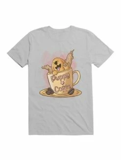 Deals 😀 Kawaii Puppy Love Coffee T-Shirt 🎉 -HT Style Outlet Store 19559887 hi 1