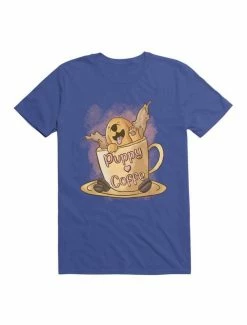 Deals 😀 Kawaii Puppy Love Coffee T-Shirt 🎉 -HT Style Outlet Store 19559914 hi