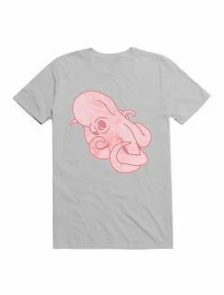 Outlet 🤩 Kawaii Colorful Octopus - Strawberry Milk Squid Tie Dye T-Shirt 🧨 -HT Style Outlet Store 19560004 hi