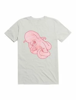 Outlet 🤩 Kawaii Colorful Octopus - Strawberry Milk Squid Tie Dye T-Shirt 🧨