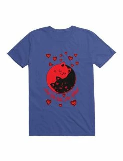 Wholesale ✨ Kawaii Yin Yang Cute Cats T-Shirt ❤️
