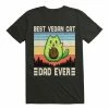 Best deal 💯 Kawaii Best Vegan Cat Dad Ever T-Shirt 🧨 -HT Style Outlet Store 19564718 hi