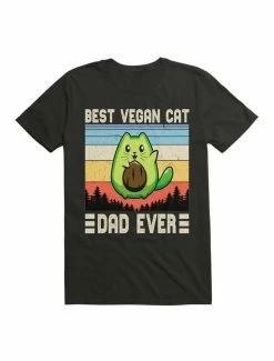 Best deal 💯 Kawaii Best Vegan Cat Dad Ever T-Shirt 🧨