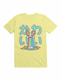 Discount ⭐ Kawaii Corgi Rainbow Puke T-Shirt 😍 -HT Style Outlet Store 19564934 hi 1