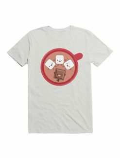 New 🔥 Kawaii Hot Chocolate Marshmallow Pool Party T-Shirt ✨ -HT Style Outlet Store 19565393 hi