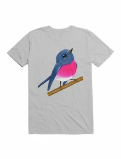 Best Pirce 🎉 Kawaii Rose robin T-Shirt 🌟 -HT Style Outlet Store 19565654 hi