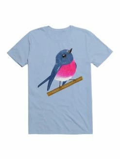 Best Pirce 🎉 Kawaii Rose robin T-Shirt 🌟 -HT Style Outlet Store 19565663 hi
