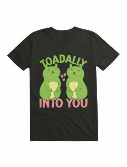 Wholesale ✨ Kawaii Toadally Into You Funny Frog Valentine's Day Pun T-Shirt ⌛