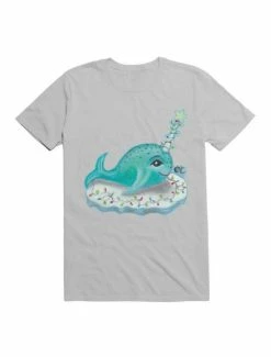 Outlet 🥰 Kawaii Winter Narwhal T-Shirt 🌟 -HT Style Outlet Store 19565879 hi