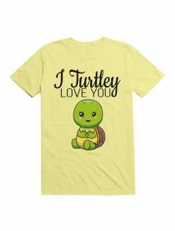Cheapest 🌟 Kawaii I Turtley Love You, Cool Design For Turtle T-Shirt 😉