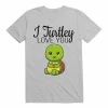 Discount 🤩 Kawaii I Turtley Love You, Cool Design For Turtle T-Shirt 😍 -HT Style Outlet Store 19566064 hi