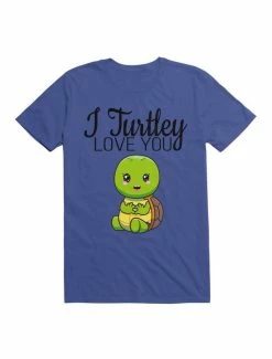 Hot Sale ⭐ Kawaii I Turtley Love You, Cool Design For Turtle T-Shirt 🥰