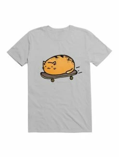 Top 10 😉 Kawaii Skateboarding Kitty Loaf T-Shirt 😉