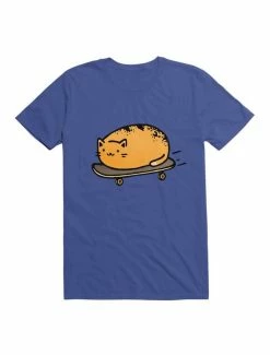 Best Pirce 😍 Kawaii Skateboarding Kitty Loaf T-Shirt 🛒