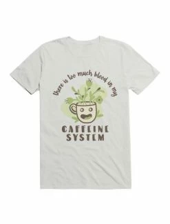 Best deal 🔥 Kawaii There Is Too Much Blood In My Caffeine System T-Shirt 🛒