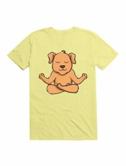Hot Sale 🔔 Kawaii Cute Yoga 🐶 Dog T-Shirt 🧨 -HT Style Outlet Store 19566415 hi