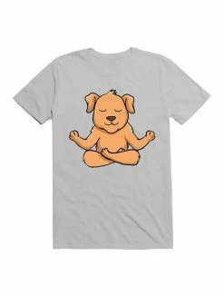 Hot Sale 🔔 Kawaii Cute Yoga 🐶 Dog T-Shirt 🧨 -HT Style Outlet Store 19566424 hi