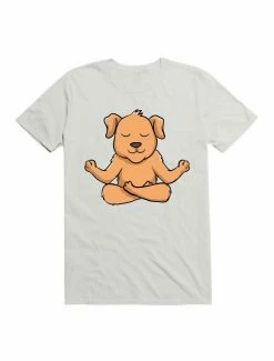 Hot Sale 🔔 Kawaii Cute Yoga 🐶 Dog T-Shirt 🧨 -HT Style Outlet Store 19566460 hi