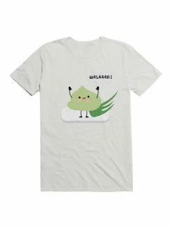 Best deal 👍 Kawaii Happy Wasabi Greetings T-Shirt 🔥 -HT Style Outlet Store 19566676 hi