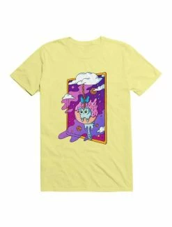 Discount 👍 Kawaii Kitty In A Donut T-Shirt ✔️ -HT Style Outlet Store 19566730 hi