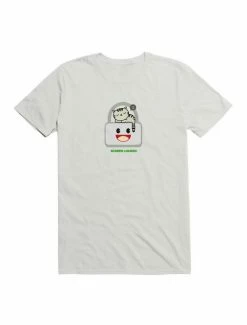 Discount 😍 Kawaii Sleeping Kitty Lock Screen T-Shirt 🤩 -HT Style Outlet Store 19566973 hi