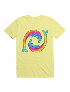 Top 10 ⌛ Kawaii Tie Dye Dolphins T-Shirt 👏 -HT Style Outlet Store 19566991 hi