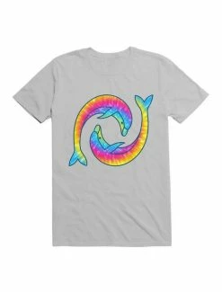 Top 10 ⌛ Kawaii Tie Dye Dolphins T-Shirt 👏 -HT Style Outlet Store 19567000 hi