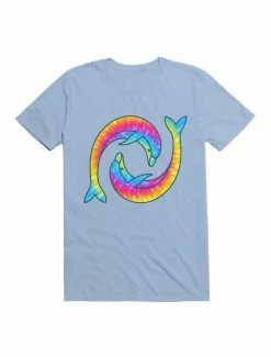 Top 10 ⌛ Kawaii Tie Dye Dolphins T-Shirt 👏 -HT Style Outlet Store 19567009 hi
