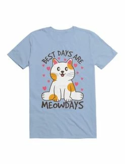 Best Pirce ⌛ Kawaii Best Days Are Meowdays Cat Lover T-Shirt 🤩