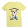 Budget ✔️ Kawaii This Cat Doesn't Give A Knit T-Shirt 😀 -HT Style Outlet Store 19567307 hi