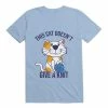 Outlet 🤩 Kawaii This Cat Doesn't Give A Knit T-Shirt 👍 -HT Style Outlet Store 19567325 hi
